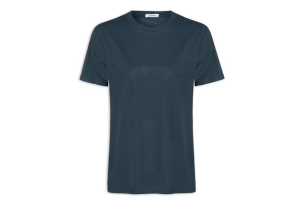 Camiseta Feminina Básica - Azul