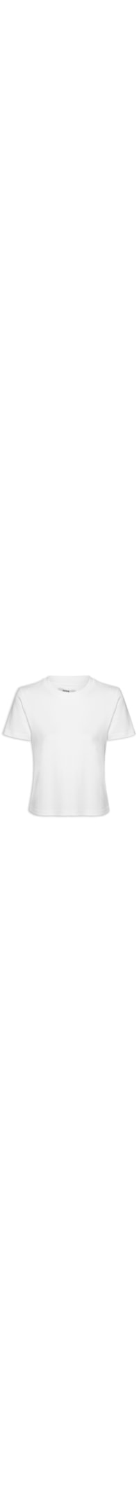 Camiseta Feminina Básica Em Malha - Branco