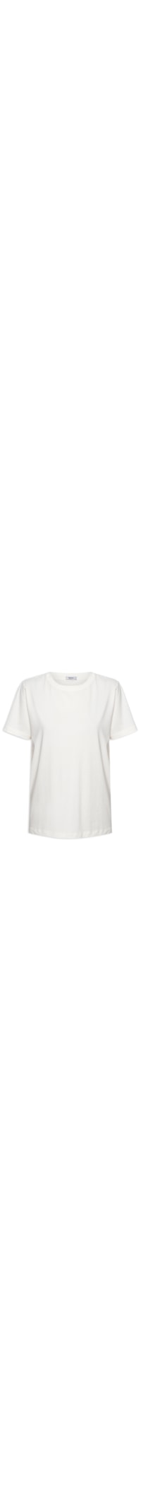 Camiseta Feminina Básica Gola Redonda - Off White
