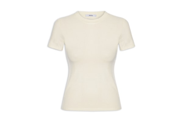 Camiseta Feminina Básica Manga Curta - Amarelo