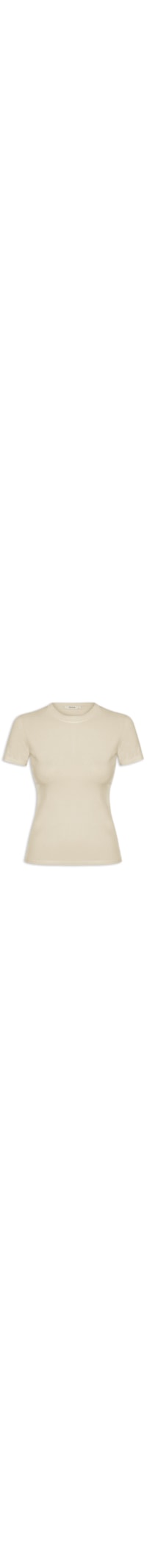Camiseta Feminina Básica Manga Curta - Marrom
