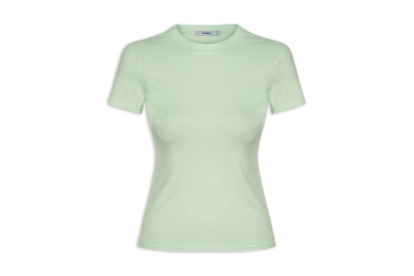 Camiseta Feminina Básica Manga Curta - Verde