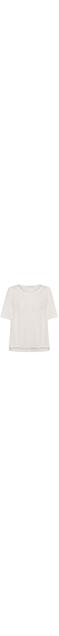 Camiseta Feminina Básica - Off White