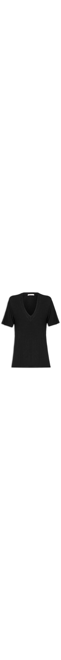 Camiseta Feminina Básica - Preto