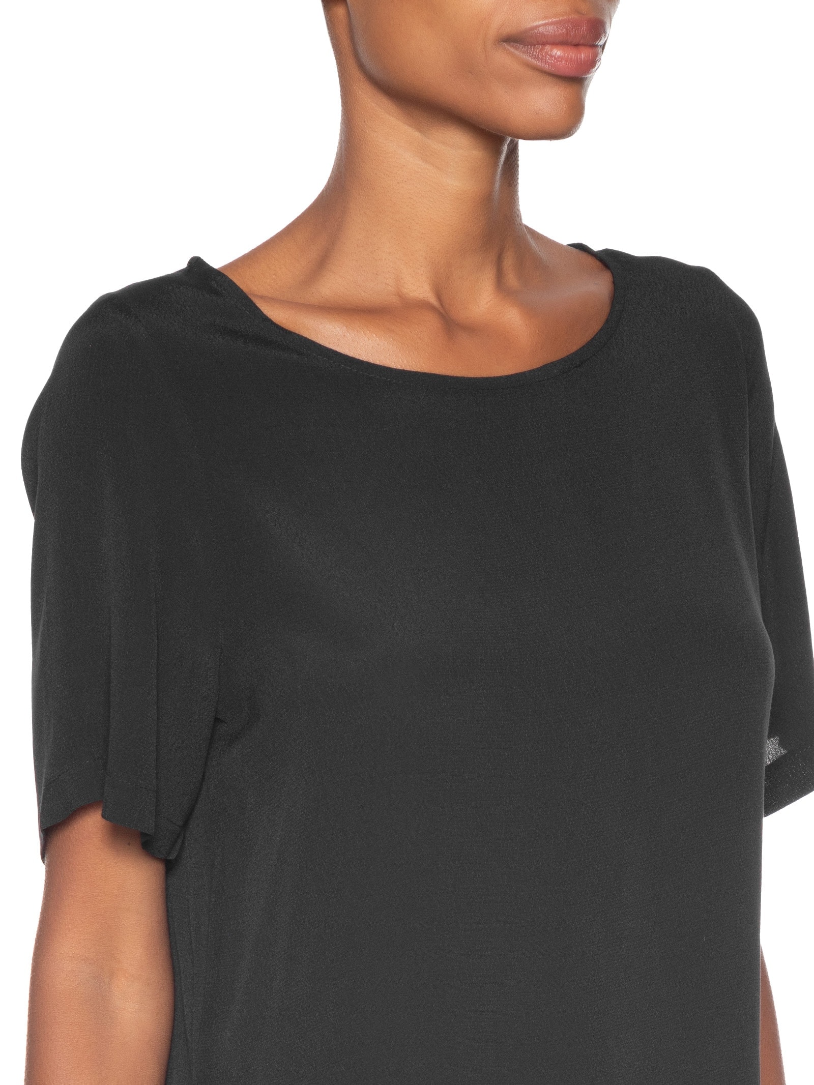 Camiseta Feminina Básica Preto Maria Filó