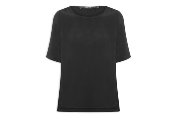 Camiseta Feminina Básica - Preto