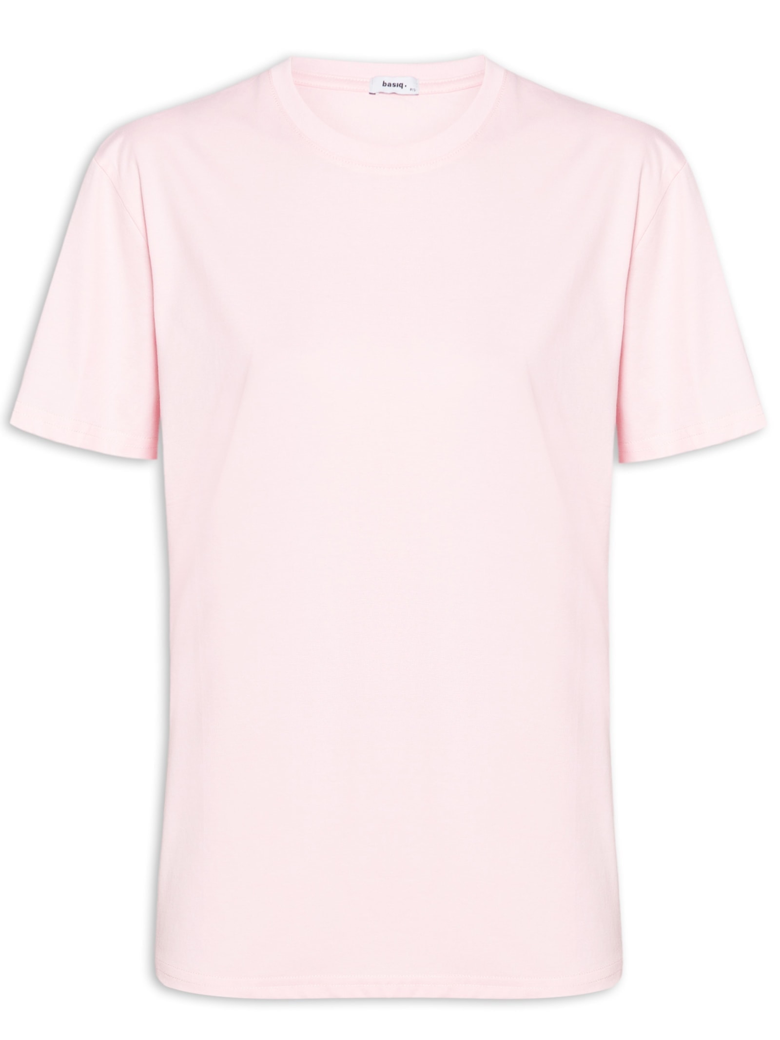 Camiseta Feminina Básica Rosa Basiq