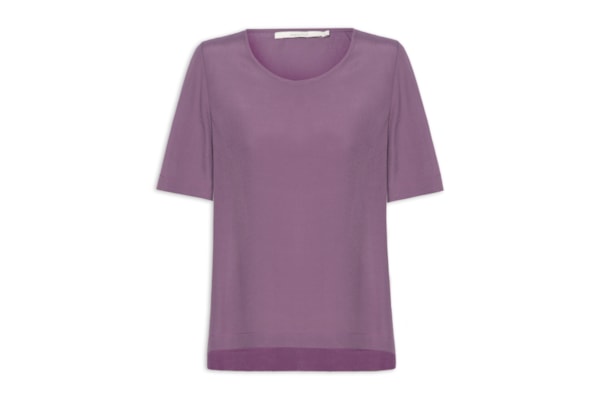 Camiseta Feminina Básica - Roxo