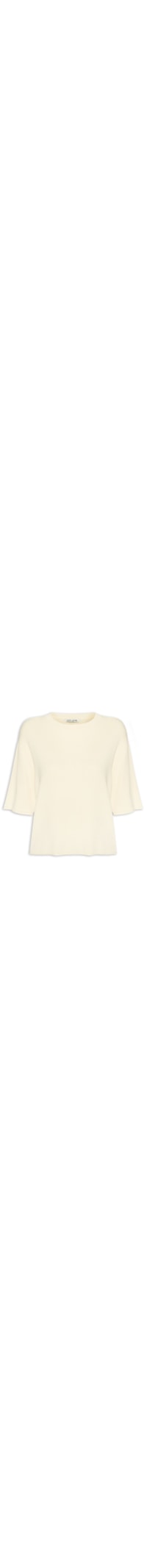Camiseta Feminina Básica Tricot – Amarelo