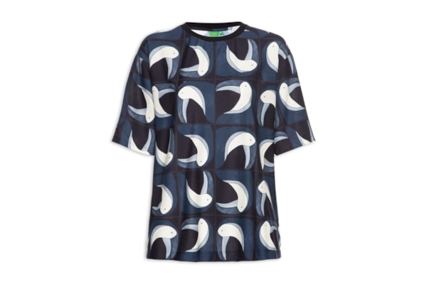 Camiseta Feminina Básica Tuca Tropical - Preto