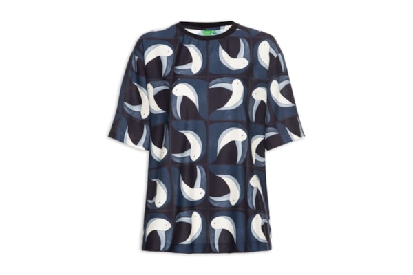 Camiseta Feminina Básica Tuca Tropical - Preto