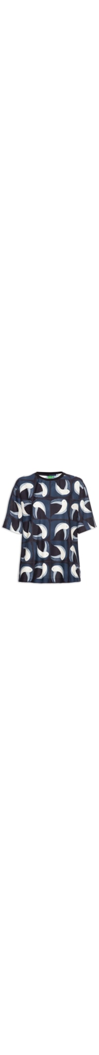 Camiseta Feminina Básica Tuca Tropical - Preto