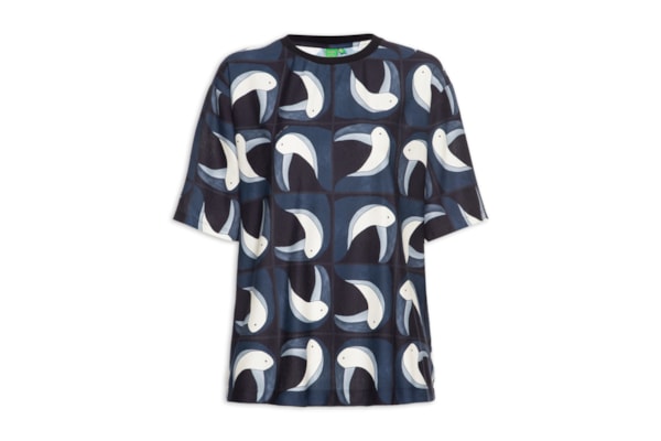 Camiseta Feminina Básica Tuca Tropical - Preto