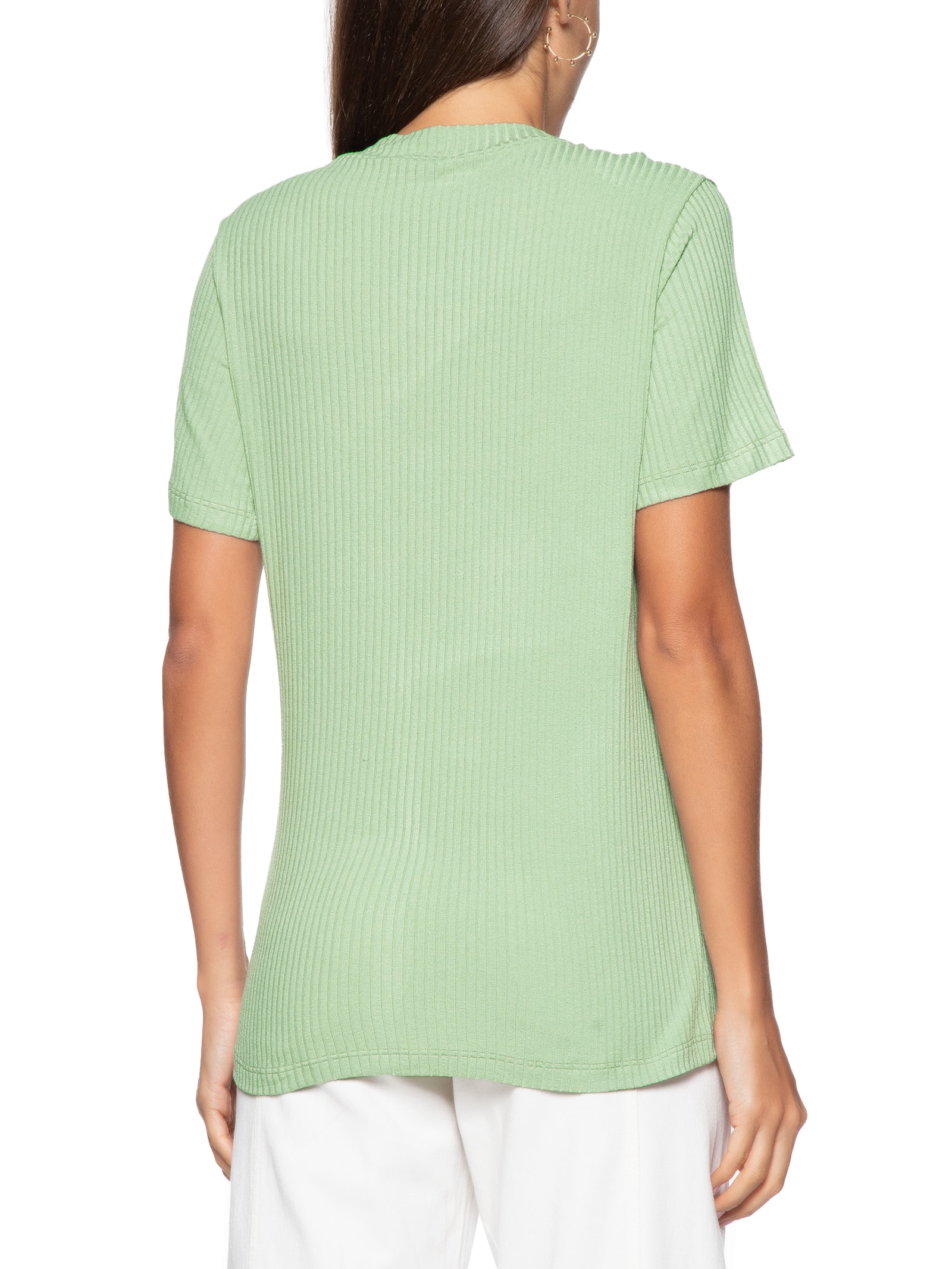 Camiseta Feminina Básica Verde Dress To