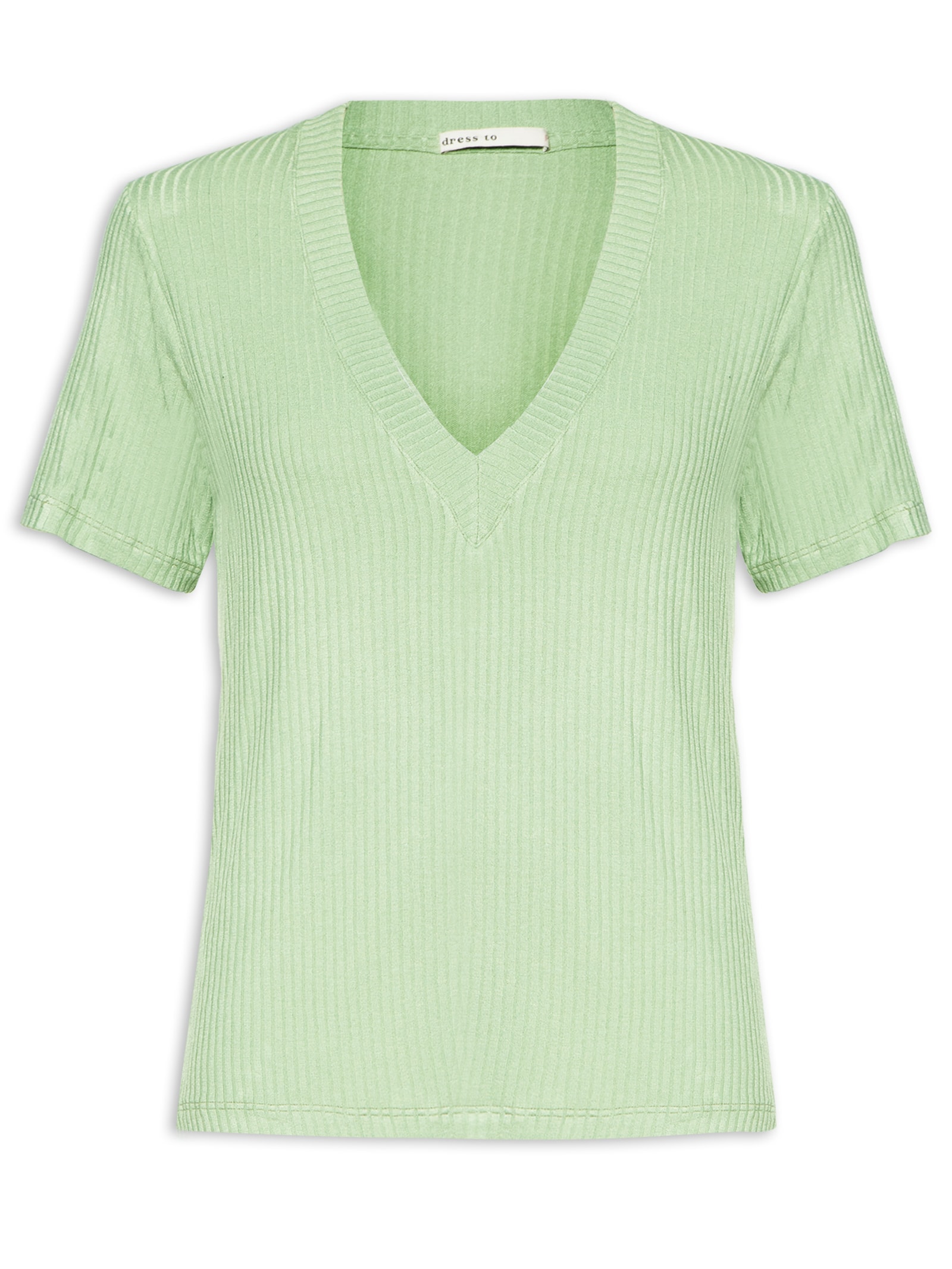 Camiseta Feminina Básica Verde Dress To