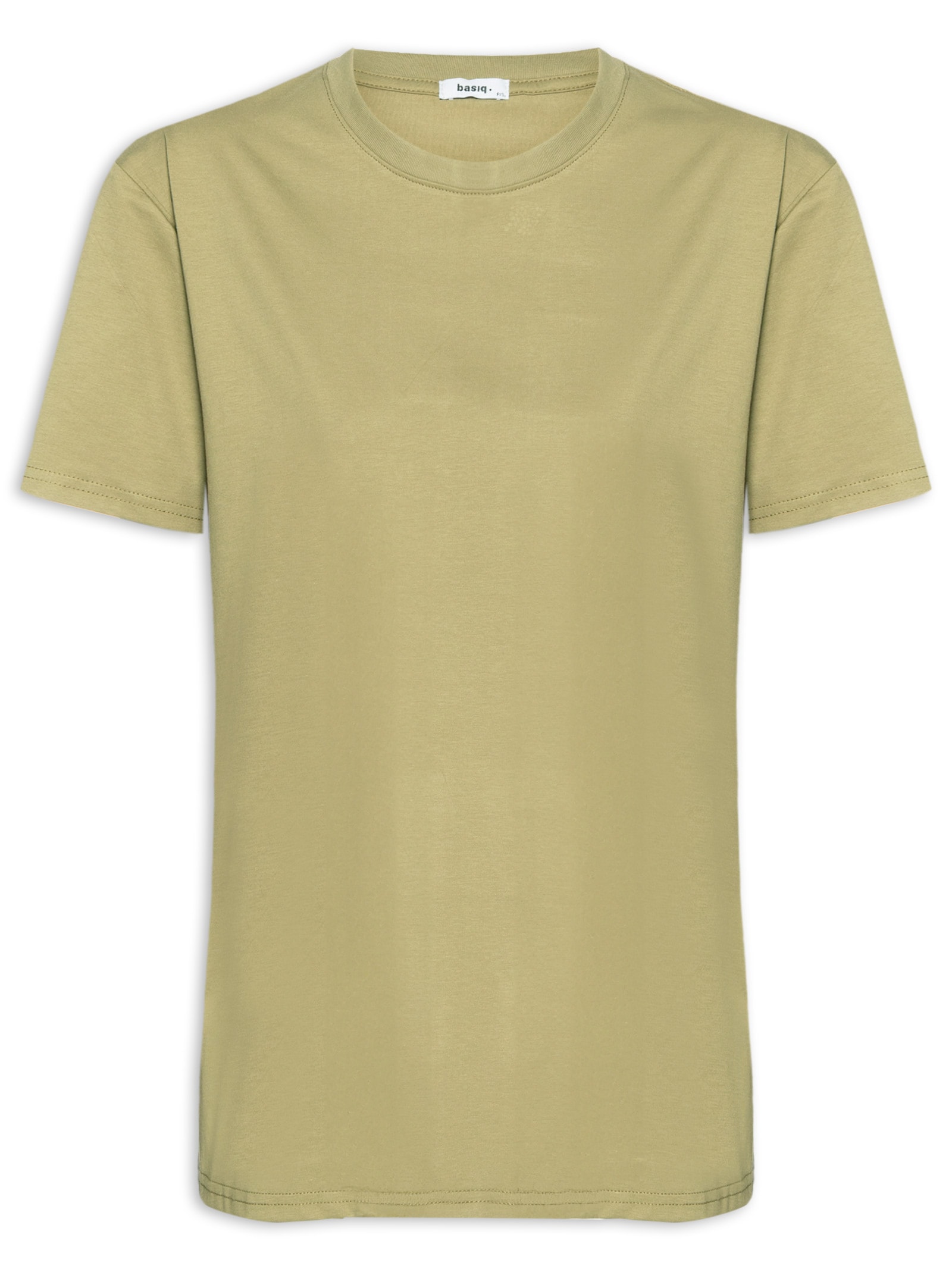 Camiseta Feminina Básica Verde Basiq