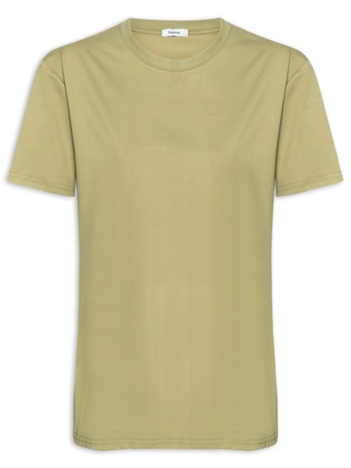 Camiseta Feminina Básica – Verde