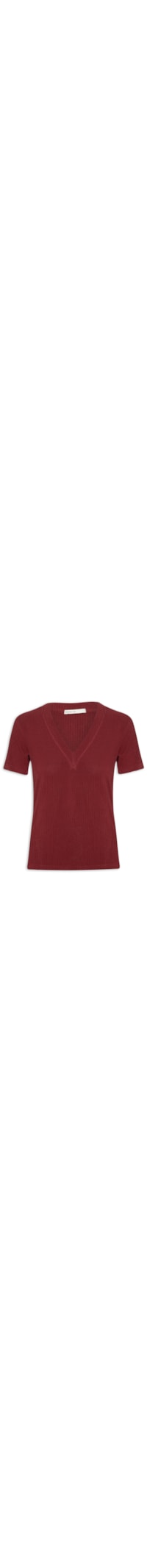 Camiseta Feminina Básica - Vermelho