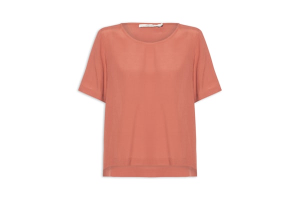 Camiseta Feminina Básica - Vermelho