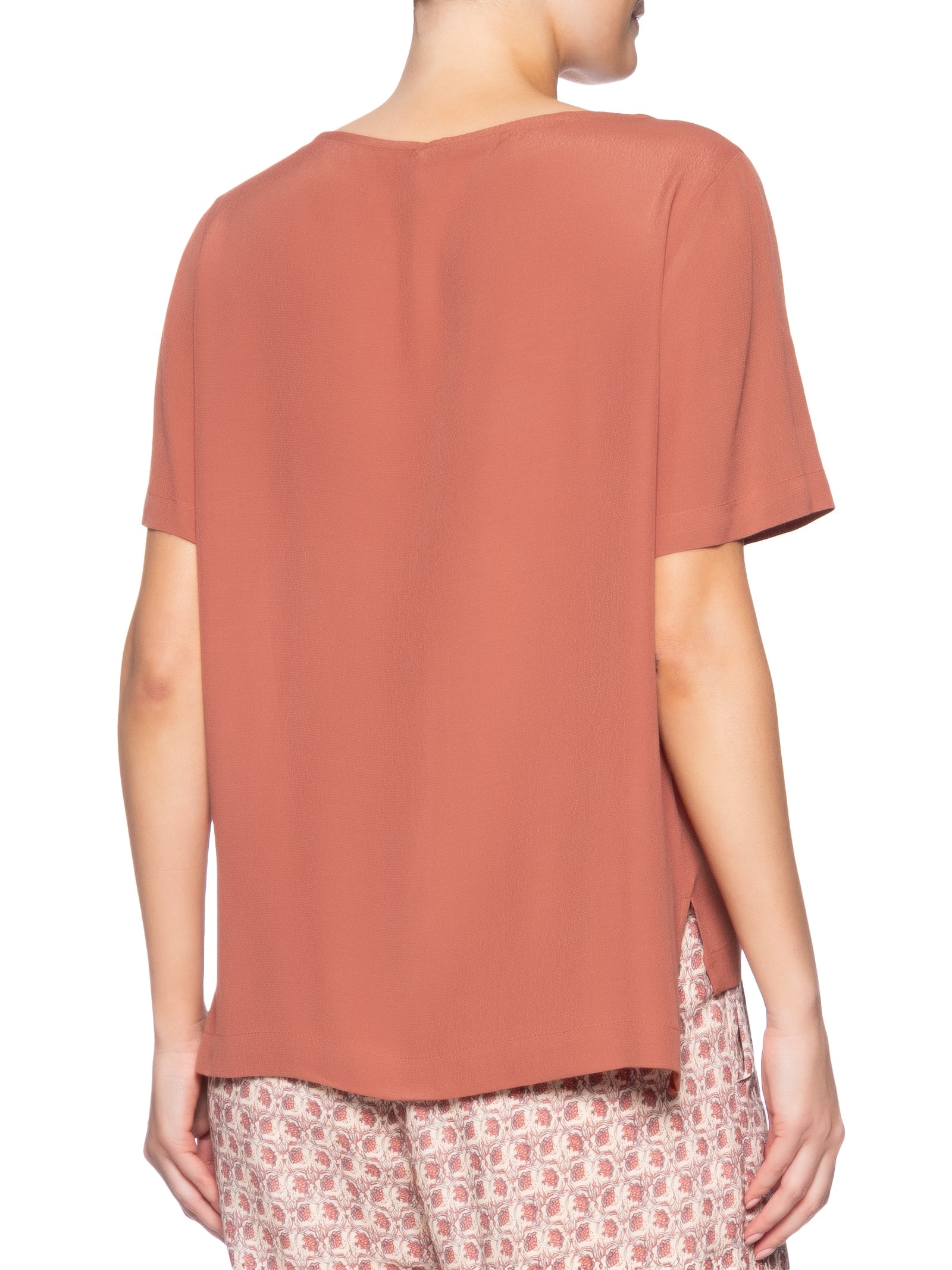 Camiseta Feminina Básica Vermelho Maria Filó