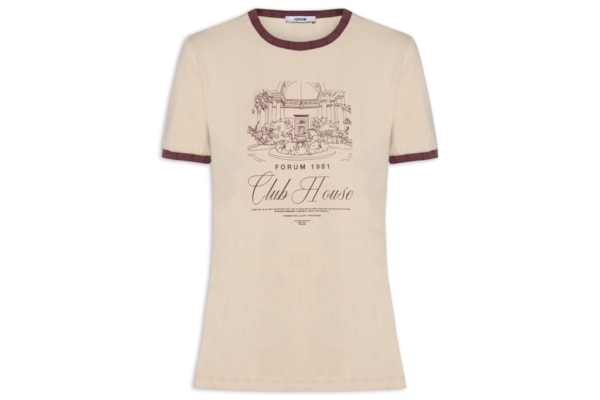 Camiseta Feminina - Bege