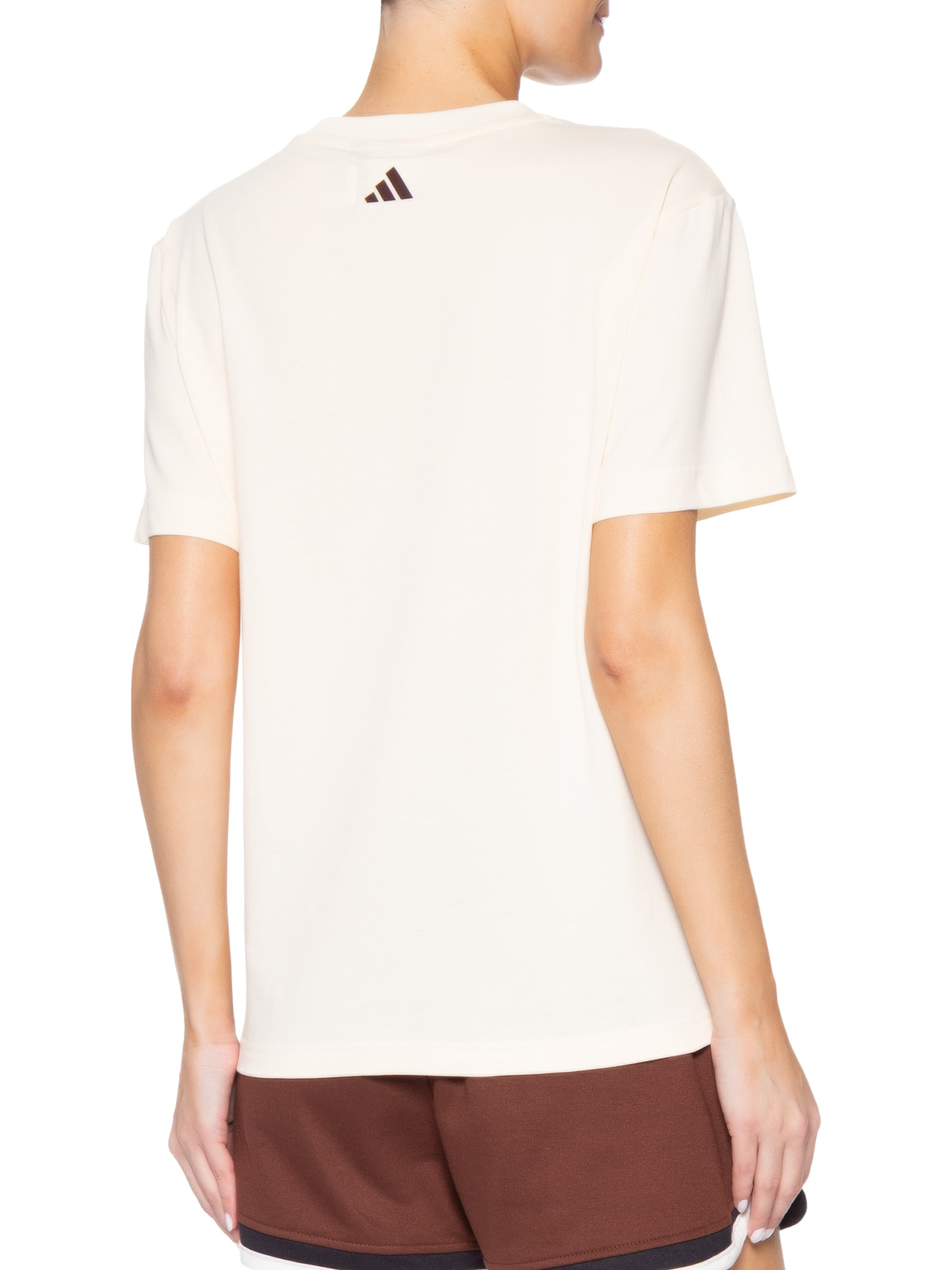 Camiseta Feminina Bege Adidas + Farm