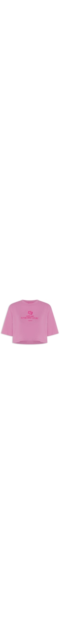 Camiseta Feminina Bordada -Rosa