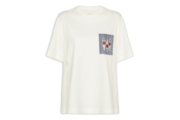 Camiseta Feminina Bordado Nadadoras – Branco