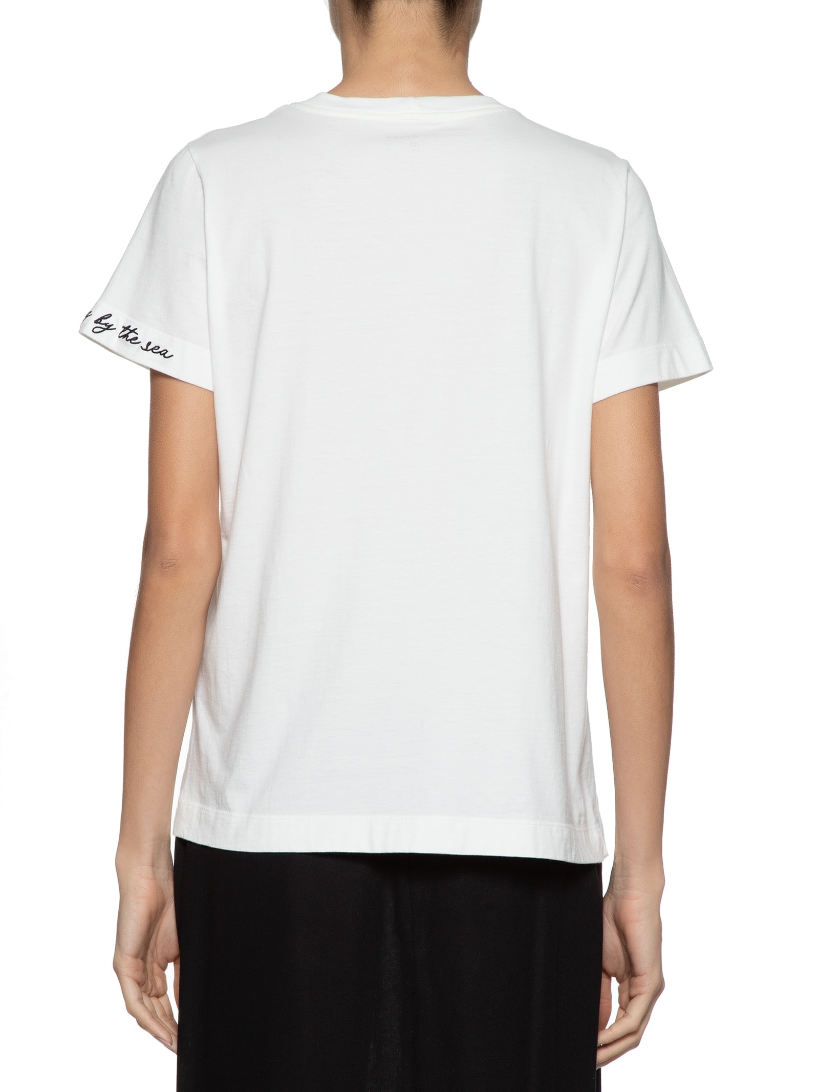 Camiseta Feminina Bordado Slow Living Off White Dress To