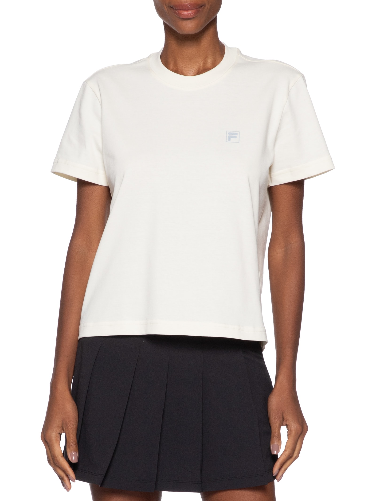 Camiseta Feminina Box Ag Branco Fila