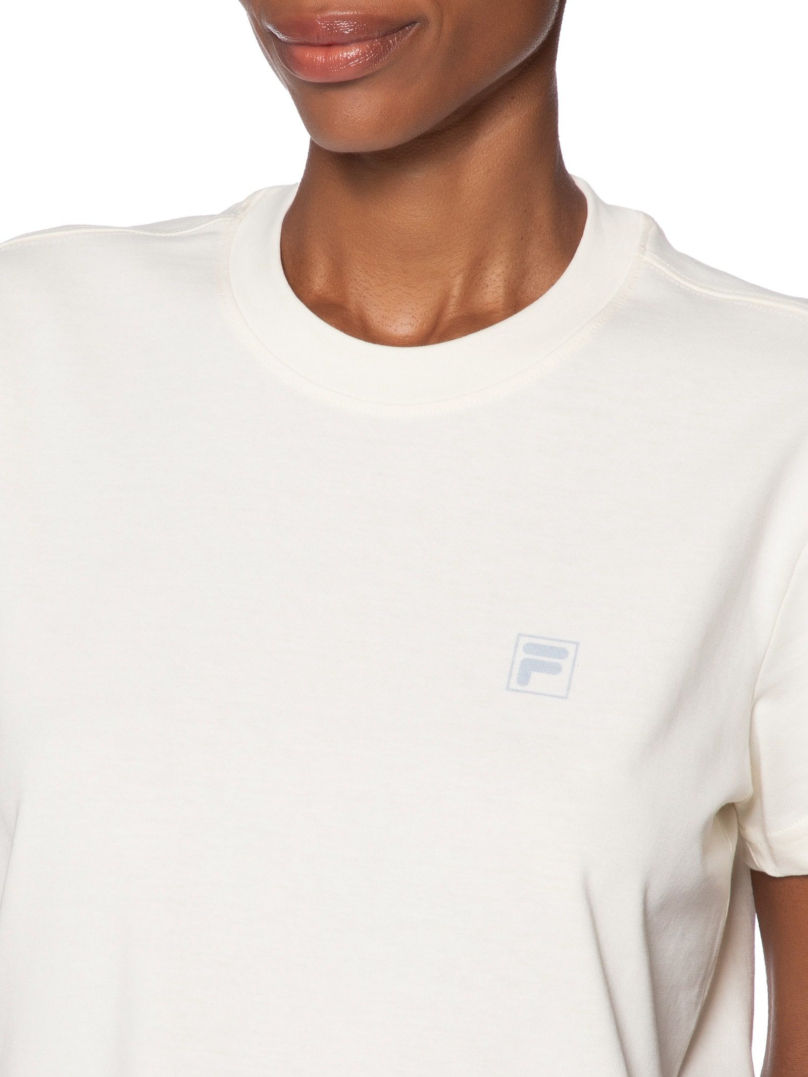 Camiseta Feminina Box Ag Branco Fila