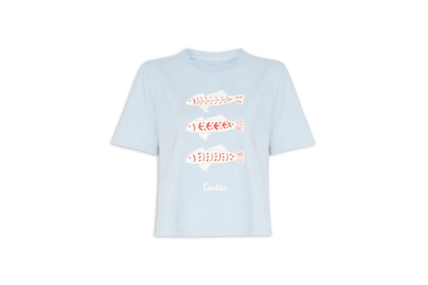 Camiseta Feminina Box Barracuda – Azul