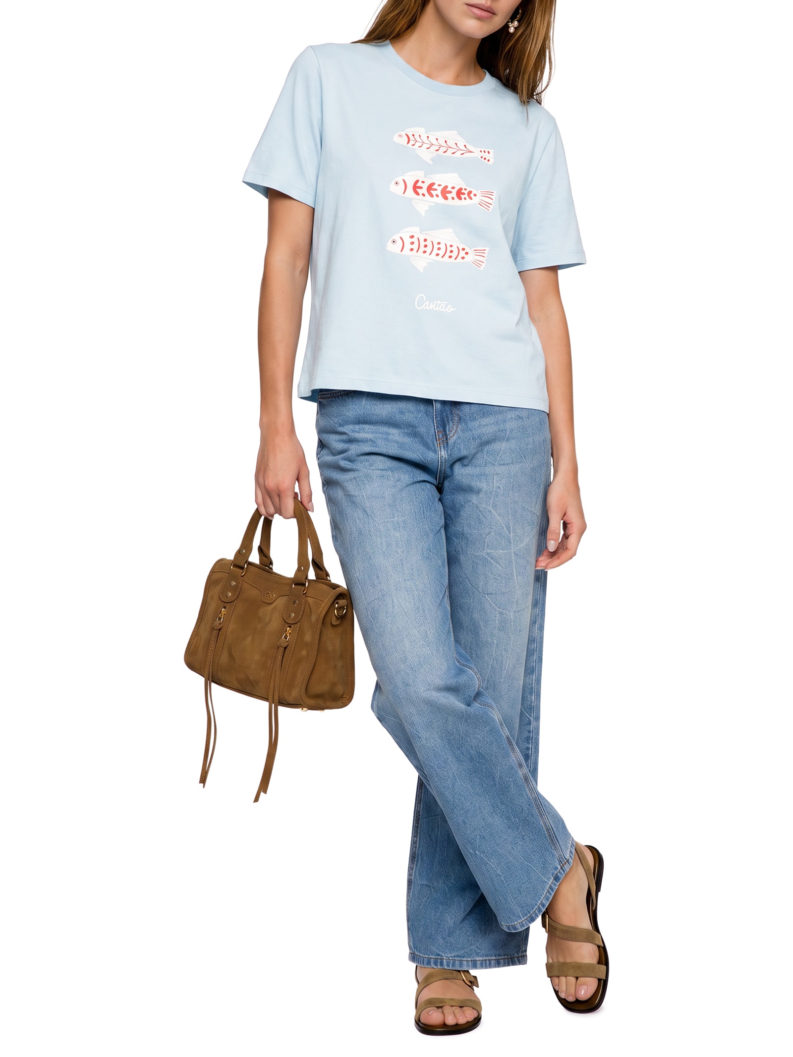 Camiseta Feminina Box Barracuda – Azul Cantão