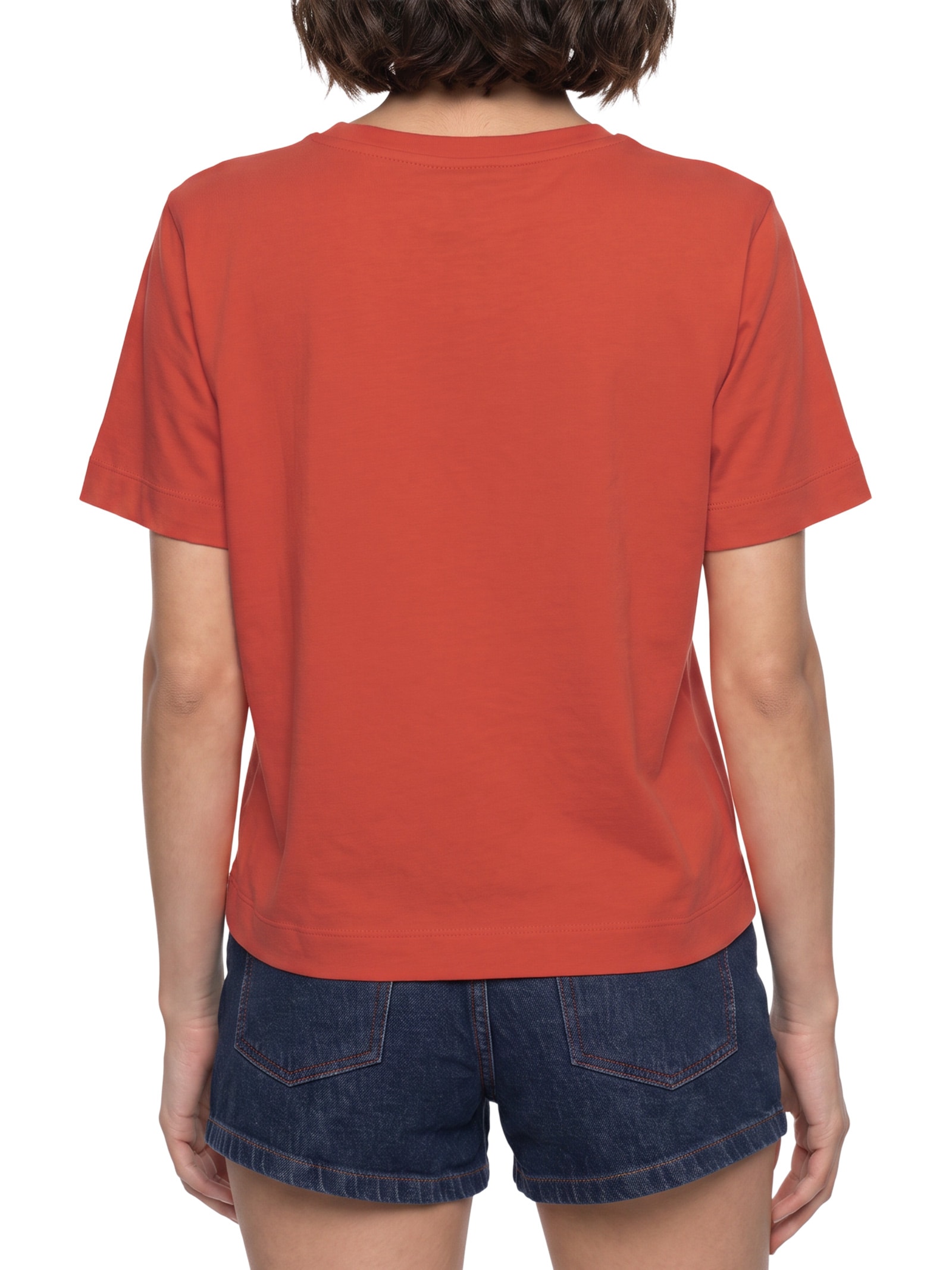 Camiseta Feminina Box Frutos Do Mar Vermelho Cantão