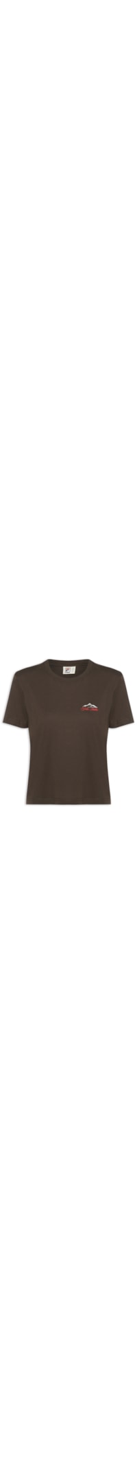 Camiseta Feminina Box Piemonte Ag - Marrom
