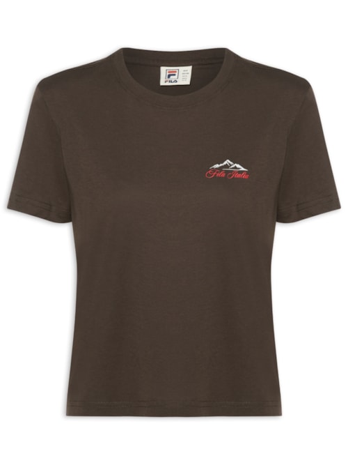 Camiseta Feminina Box Piemonte Ag - Marrom
