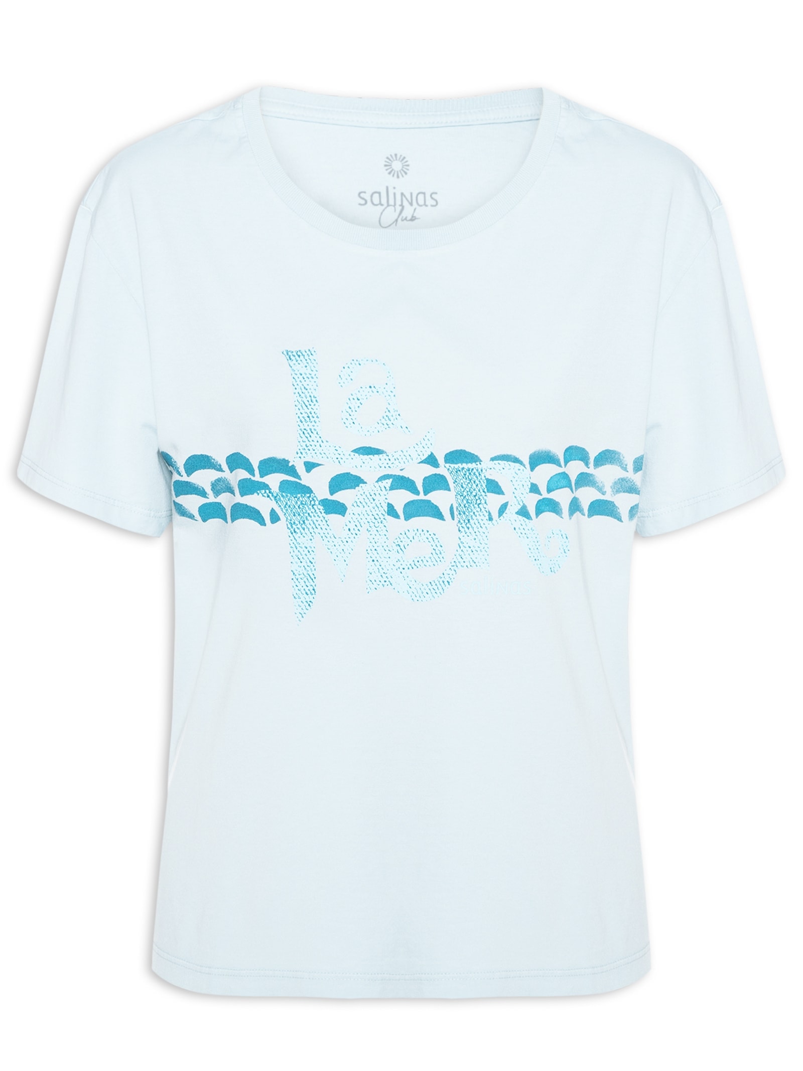 Camiseta Feminina Boxe La Mer Azul Salinas