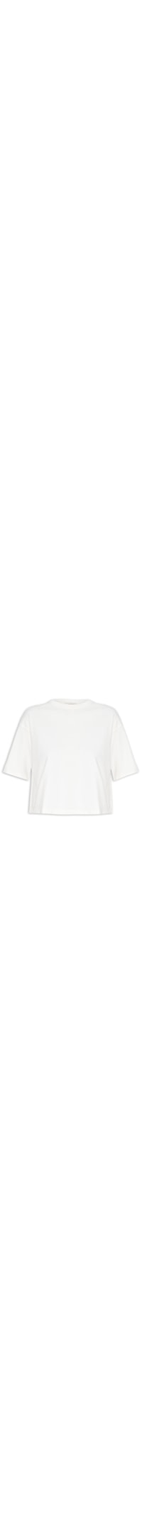 Camiseta Feminina Boxy - Branco