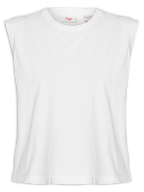 Camiseta Feminina Boxy Tank – Branco