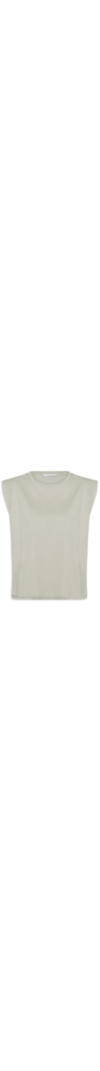 Camiseta Feminina Boxy Tank - Cinza