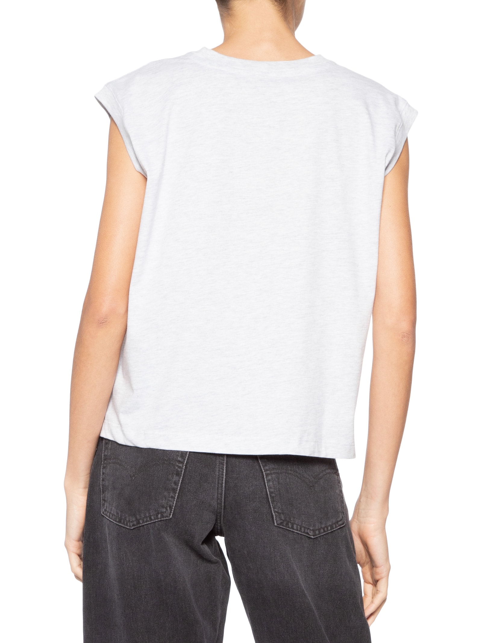 Camiseta Feminina Boxy Tank Cinza Levi's