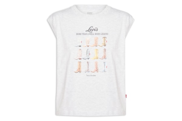 Camiseta Feminina Boxy Tank - Cinza