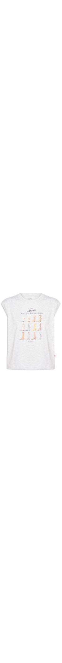 Camiseta Feminina Boxy Tank - Cinza