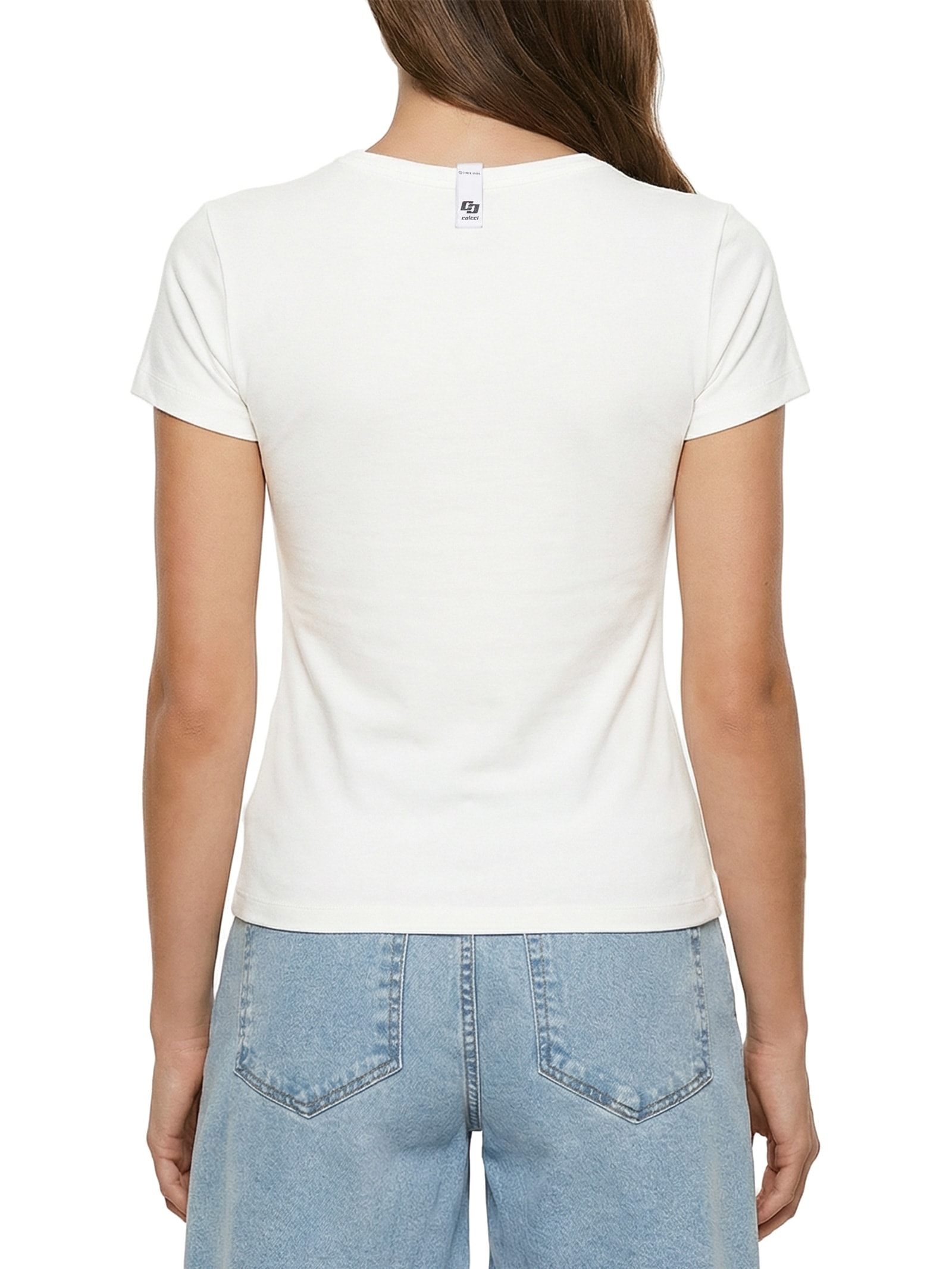 Camiseta Feminina Branco Colcci