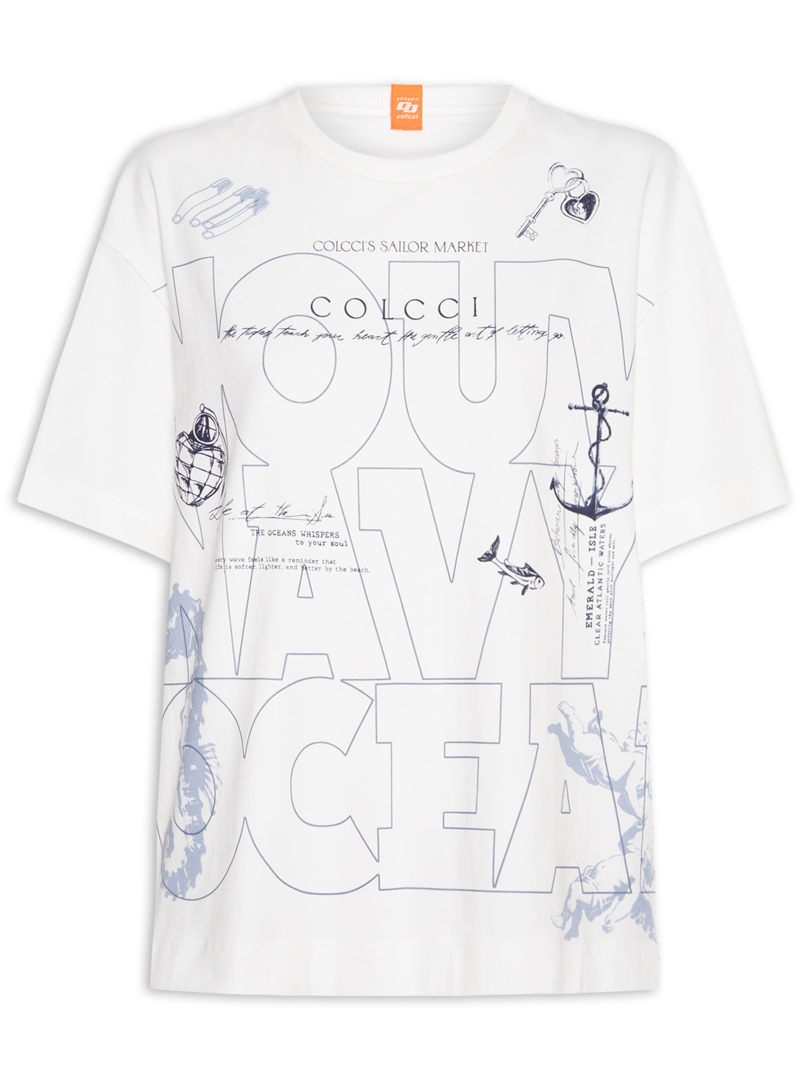 Camiseta Feminina Branco Colcci