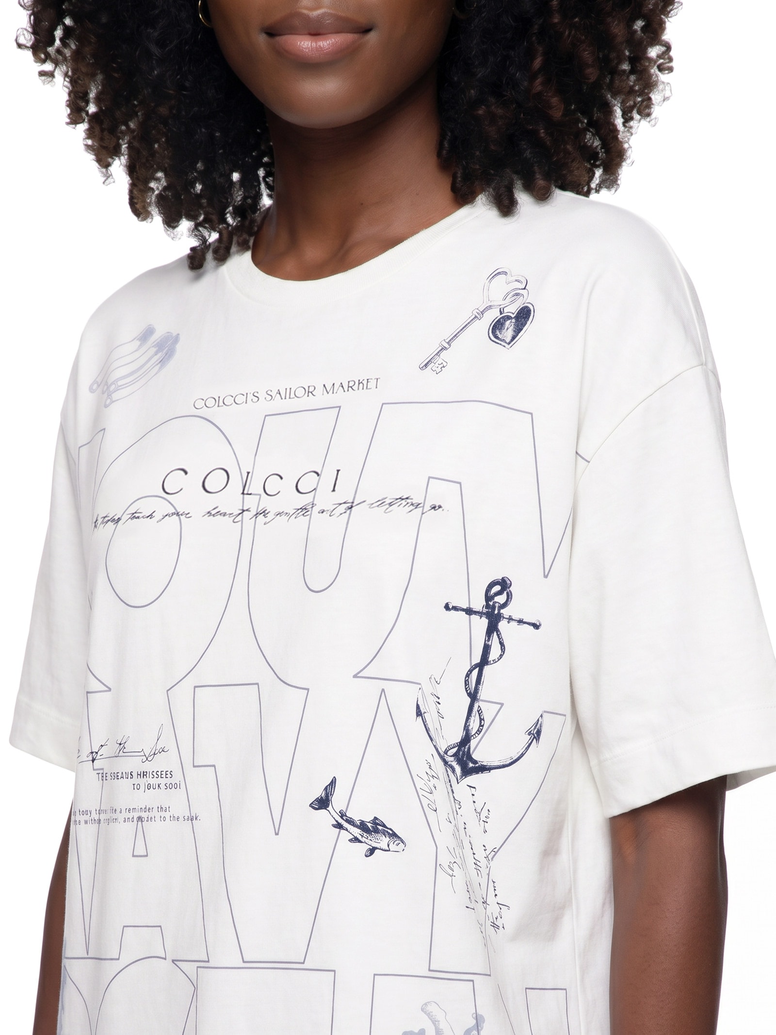 Camiseta Feminina Branco Colcci