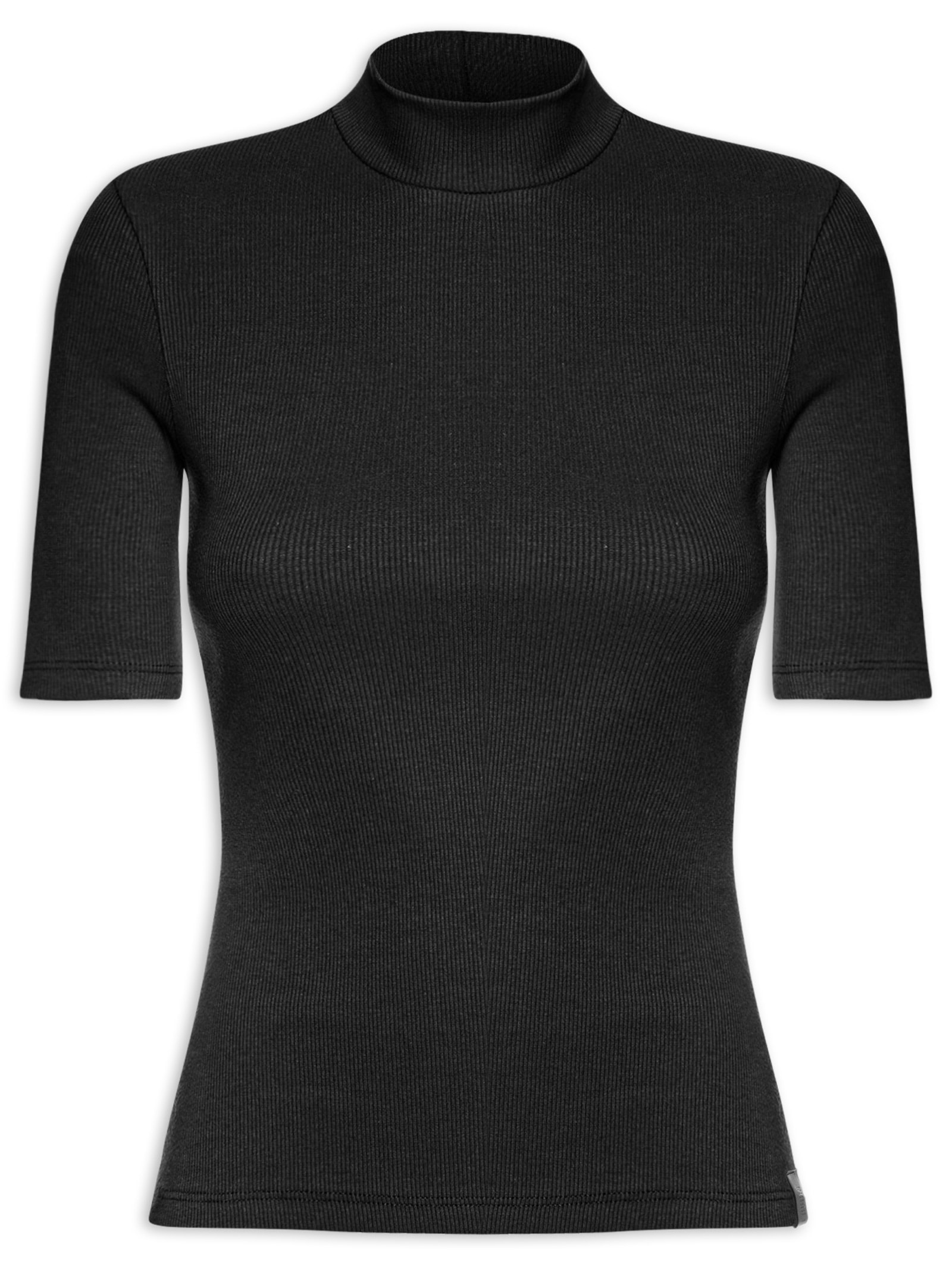 Camiseta Feminina Canelada Preto Forum