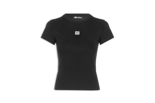 Camiseta Feminina Canelada - Preto