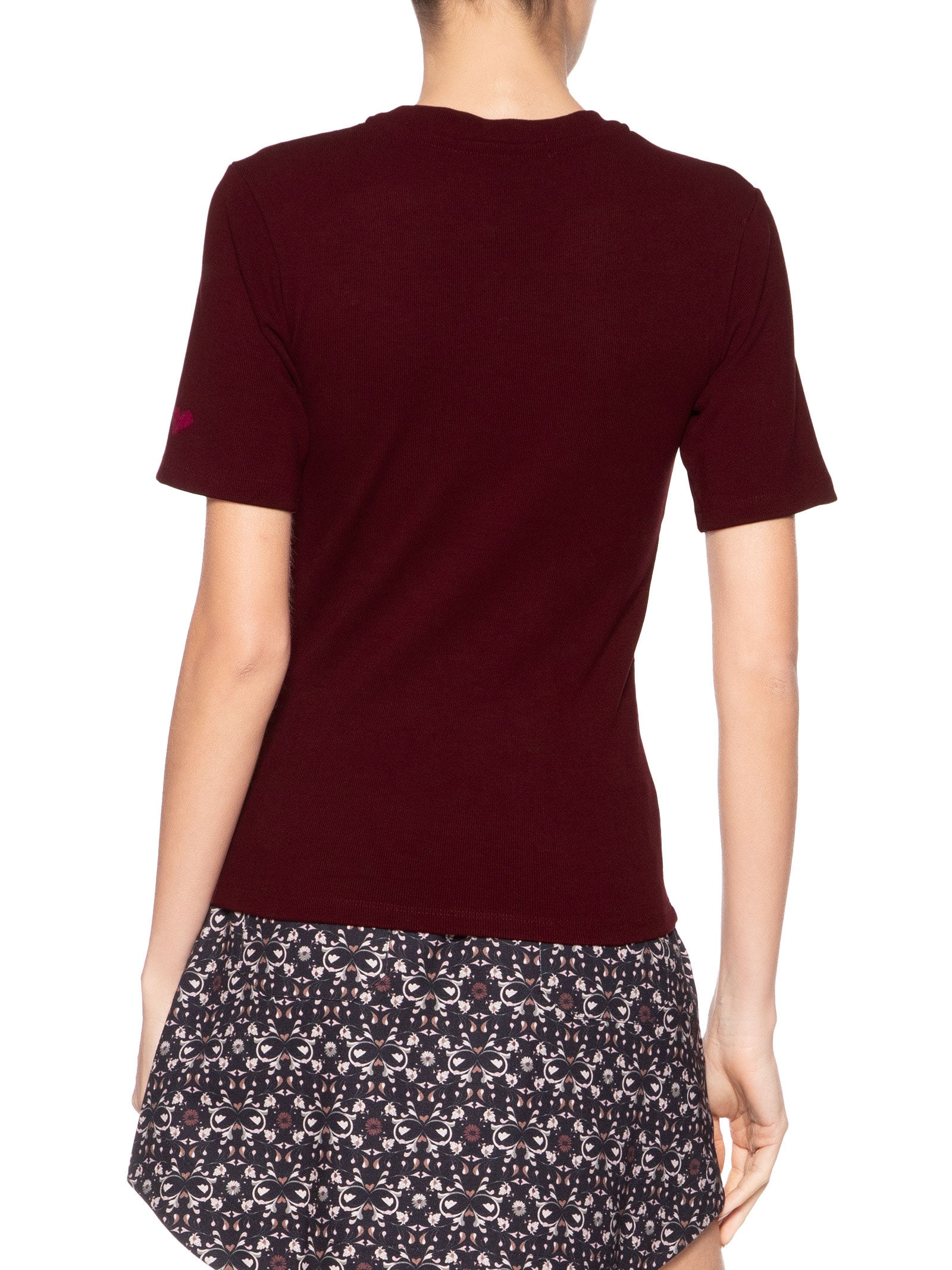 Camiseta Feminina Canelada Selena Vinho J.chermann