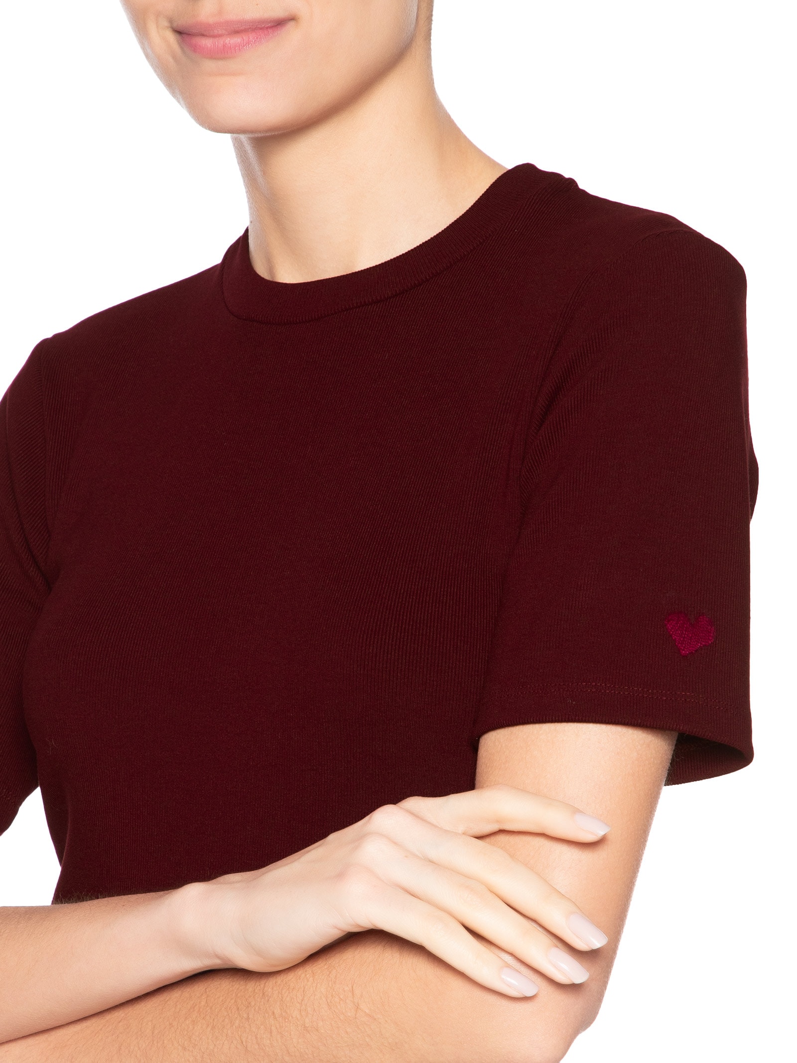 Camiseta Feminina Canelada Selena Vinho J.chermann